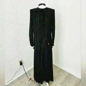 Vintage Mister Jay Black Long Sleeve Dress